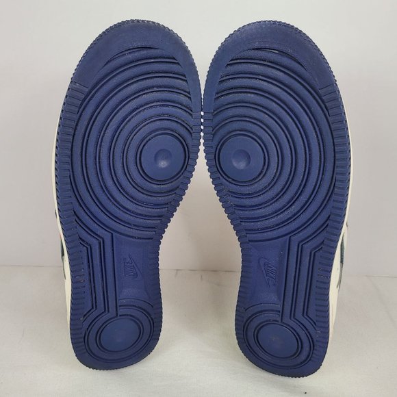 Nike by You Air Force 1 Low ID Men's Blue/Orange-Green CT7875-994 US Size 8 - Picture 7 of 8